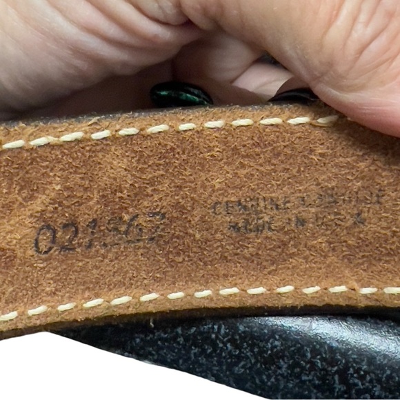 Vintage Leather Custom Stamped Personalized Wayne Longhorn Cattle Western Belt - Picture 11 of 12